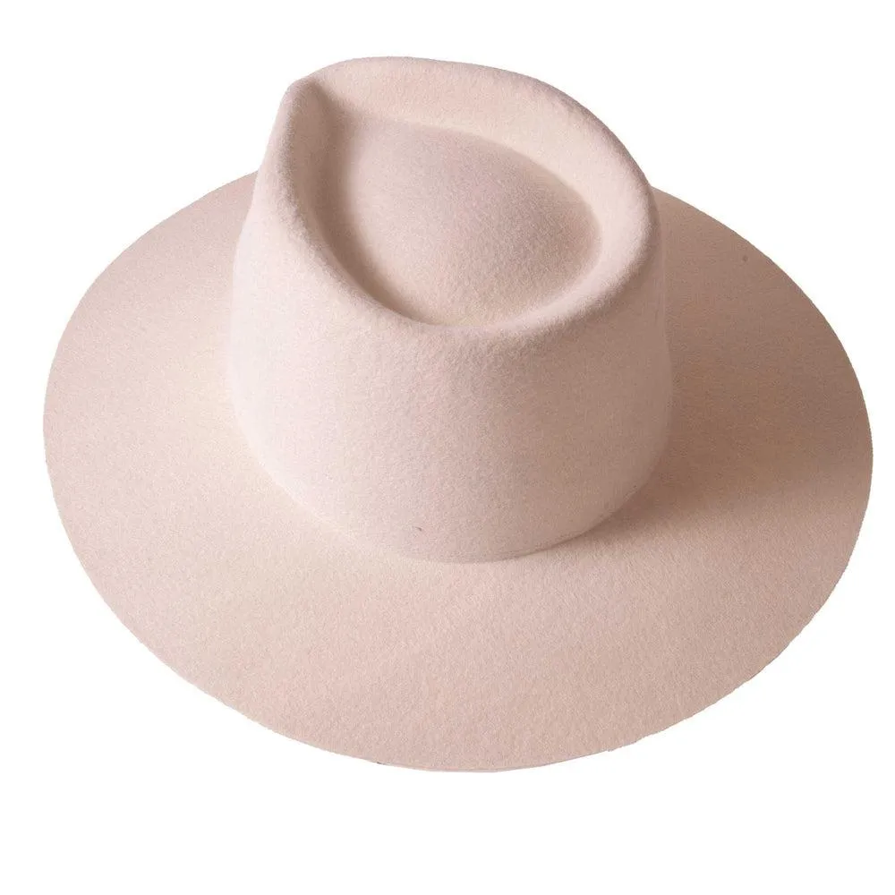 Rancher | Mens Wide Brim Felt Fedora Hat