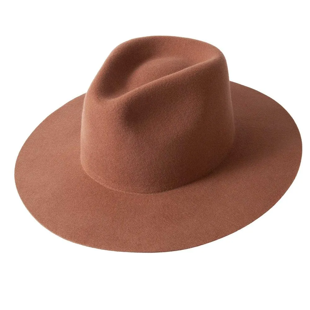 Rancher | Mens Wide Brim Felt Fedora Hat