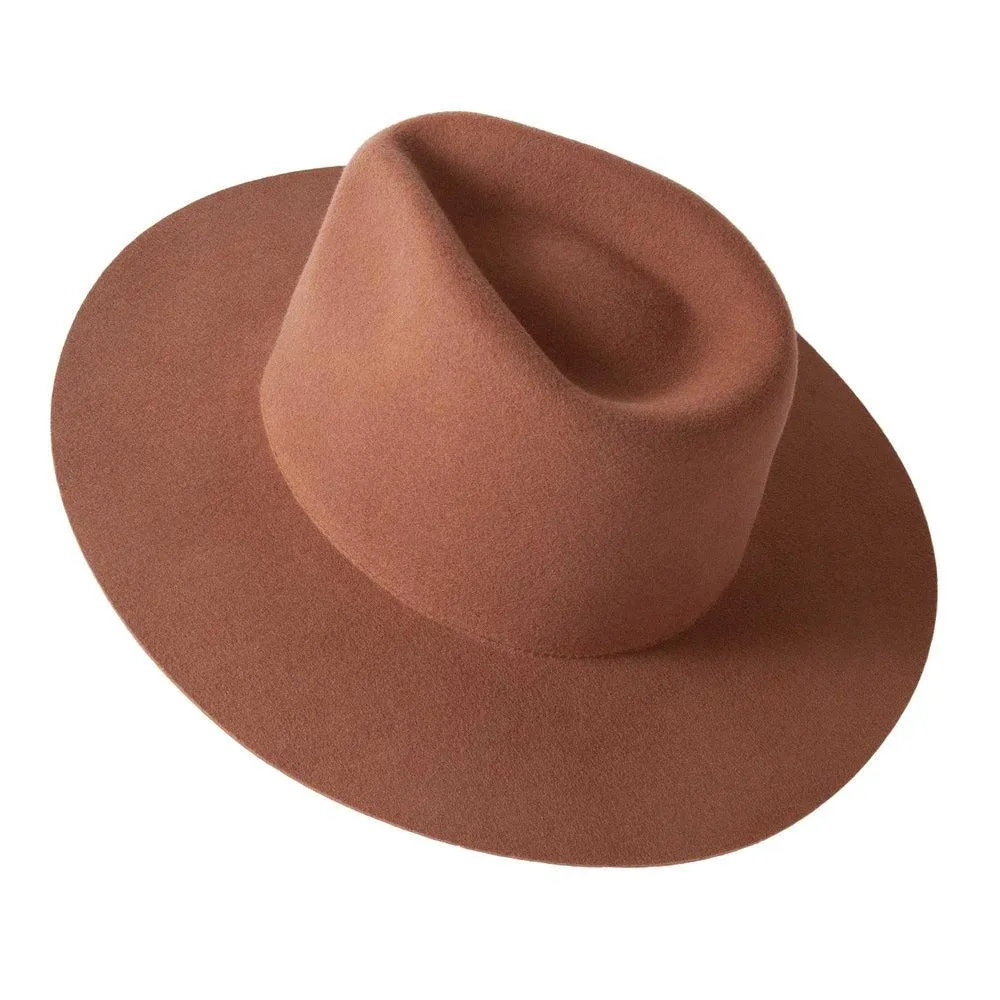 Rancher | Mens Wide Brim Felt Fedora Hat