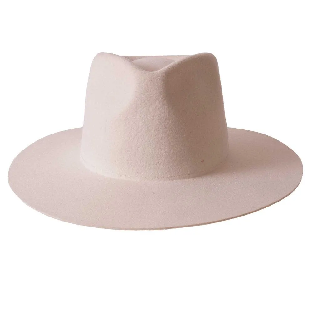 Rancher | Mens Wide Brim Felt Fedora Hat