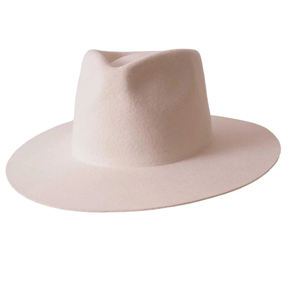 Rancher | Mens Wide Brim Felt Fedora Hat