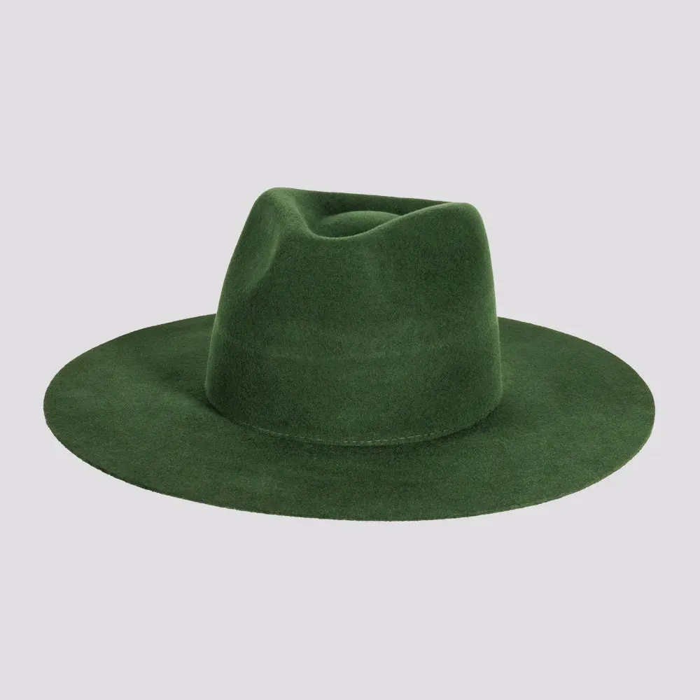 Rancher | Mens Wide Brim Felt Fedora Hat