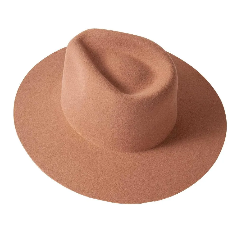 Rancher | Mens Wide Brim Felt Fedora Hat