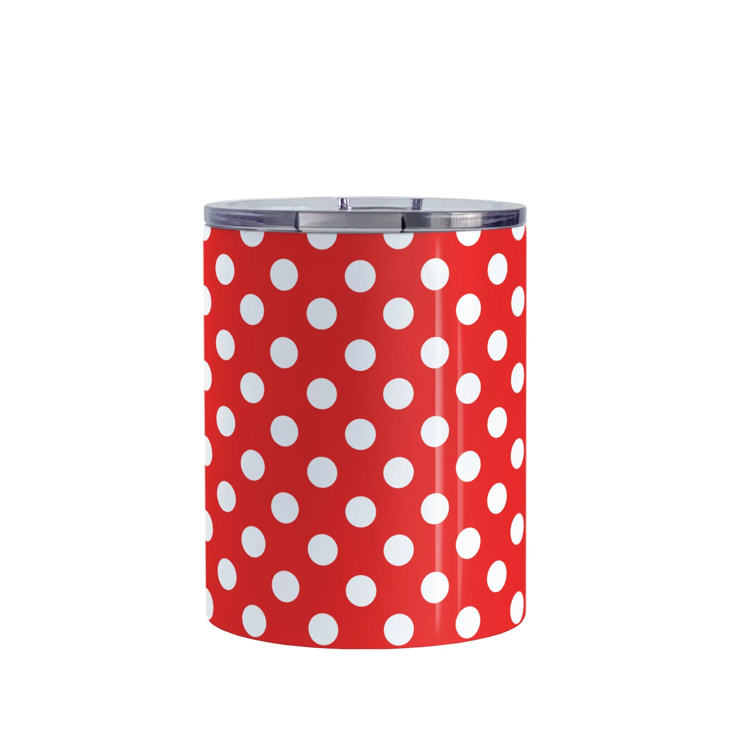 Red Polka Dot Tumbler Cup
