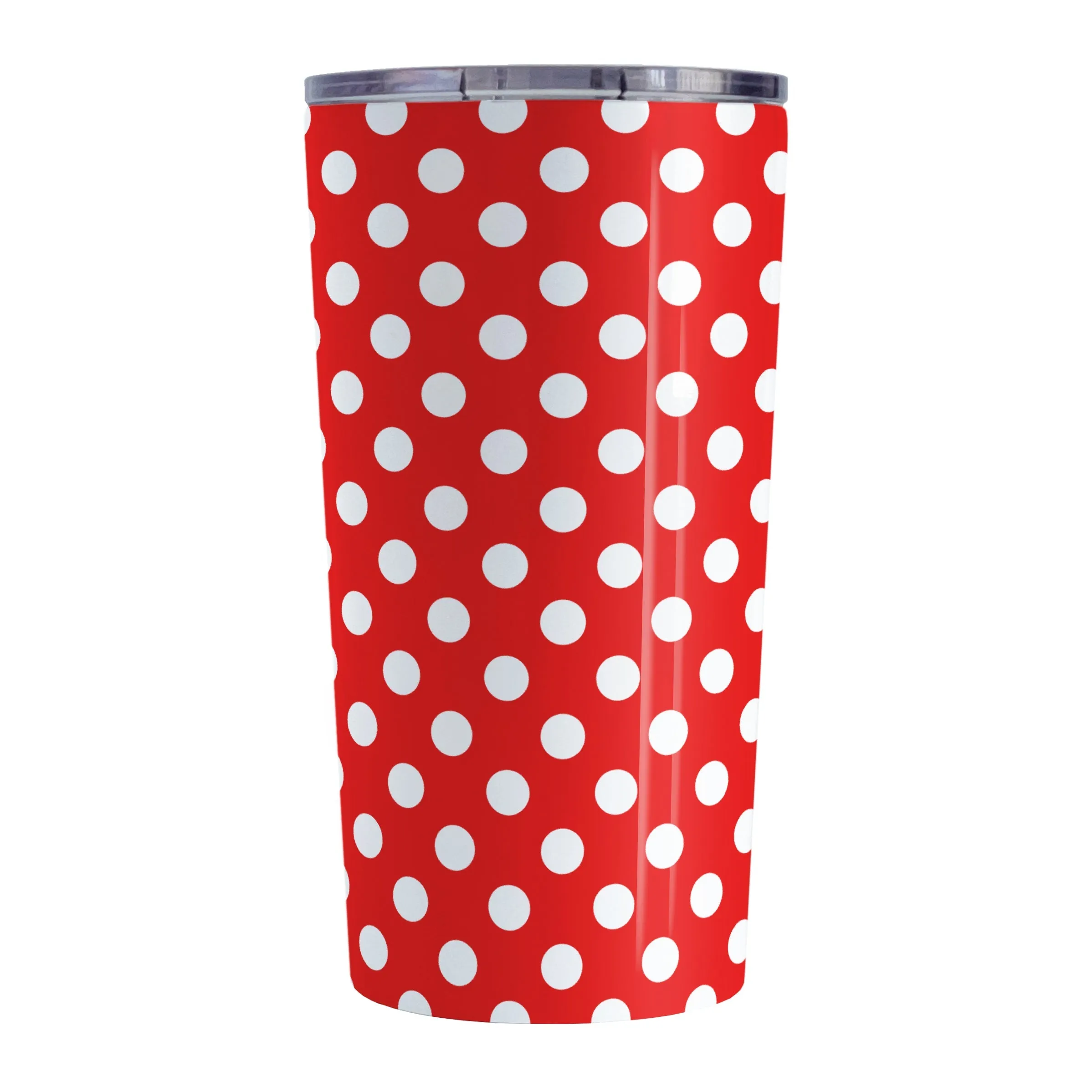 Red Polka Dot Tumbler Cup