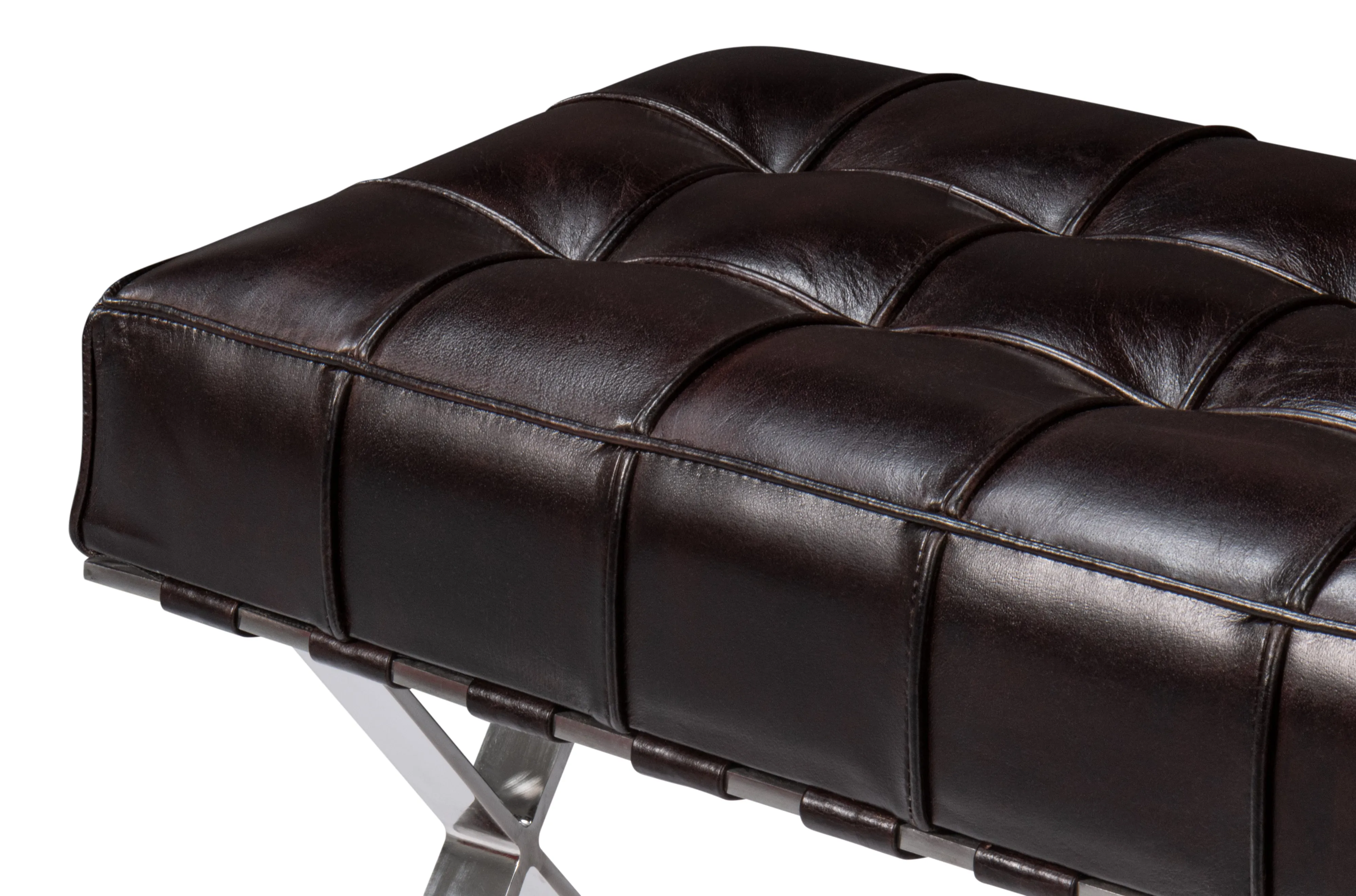 Sarreid - Catalunya Long Bench  Dark Brown - Brown - Contemporary
