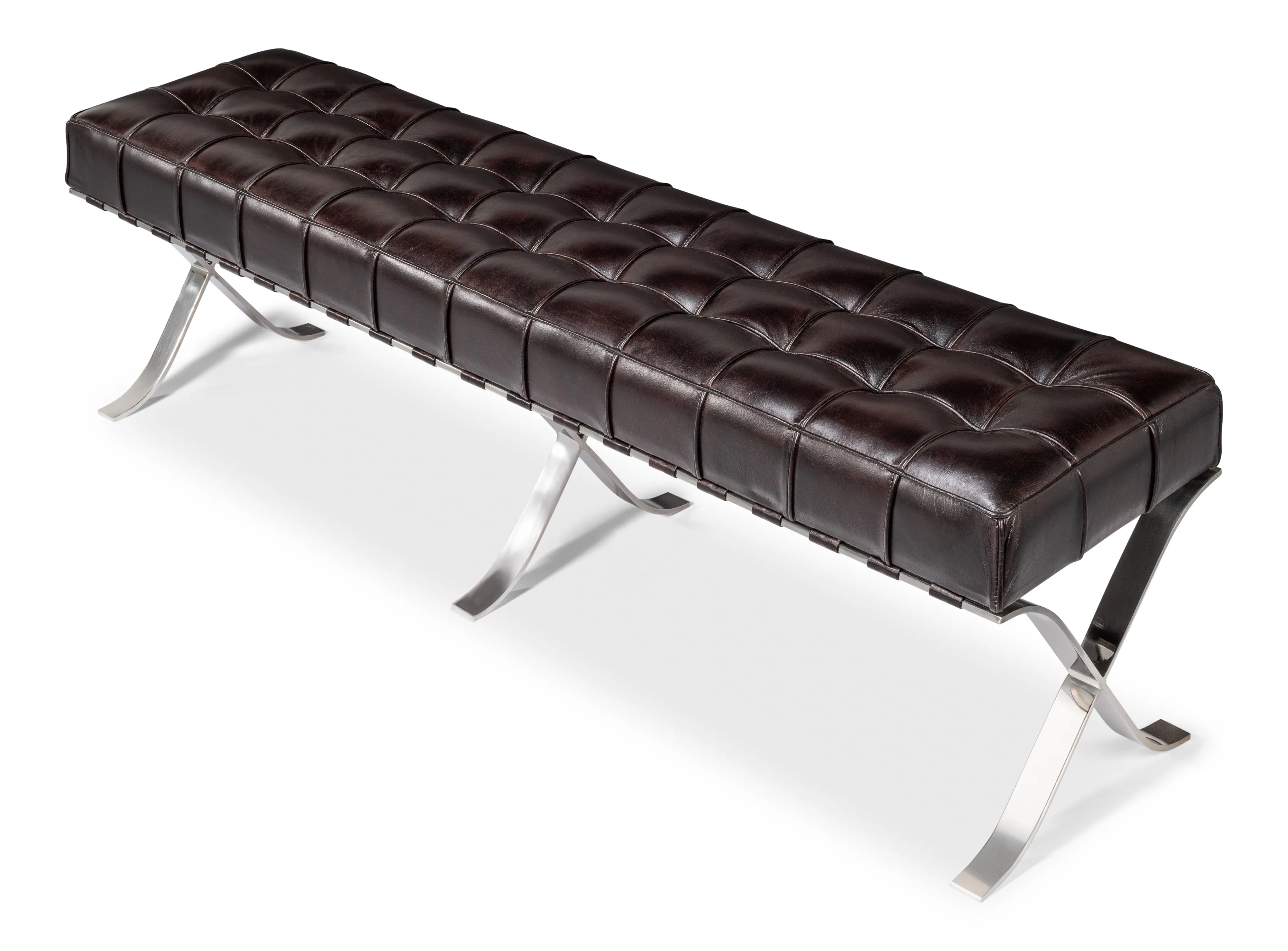 Sarreid - Catalunya Long Bench  Dark Brown - Brown - Contemporary