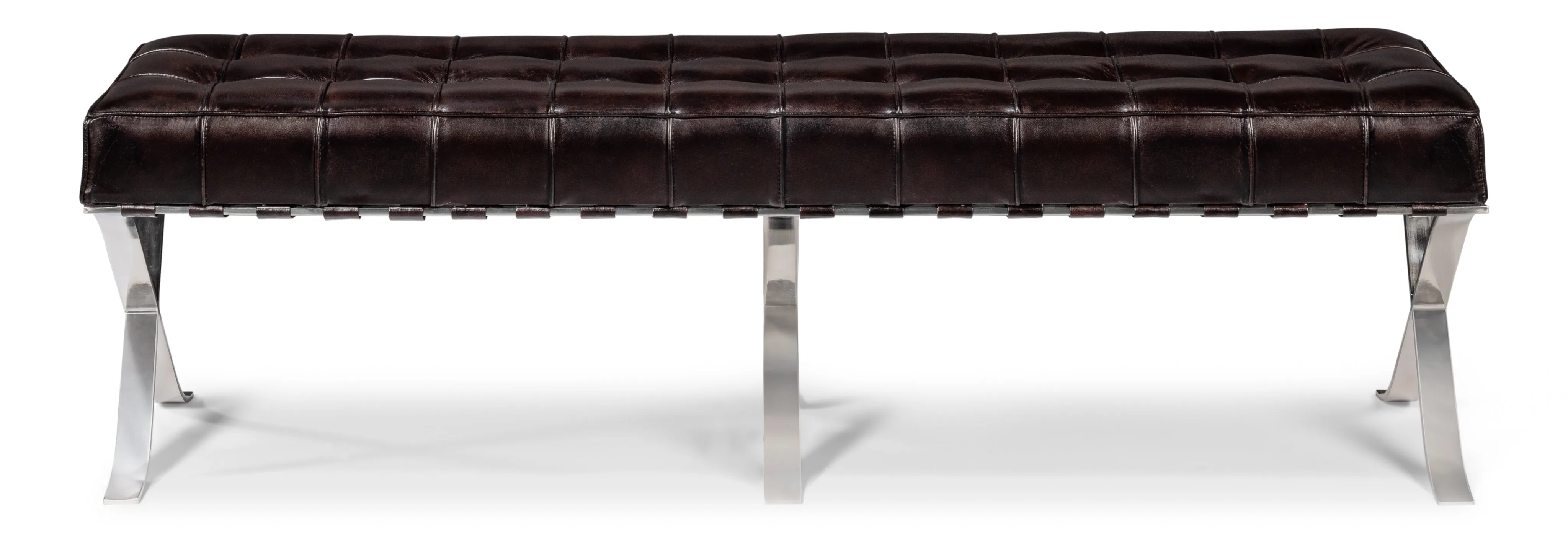 Sarreid - Catalunya Long Bench  Dark Brown - Brown - Contemporary