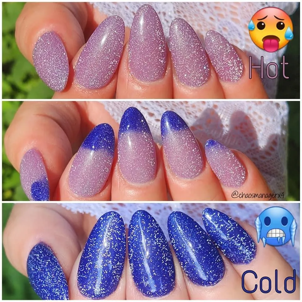 Triple Thermal Reflective Gel Polish Colors Collection- 8 Colors