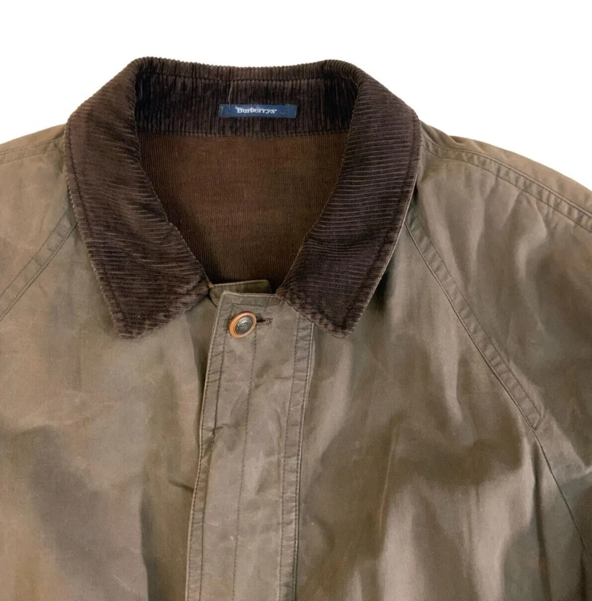 VINTAGE 1980s BURBERRYS' QUILTED JACKET SIZE XL