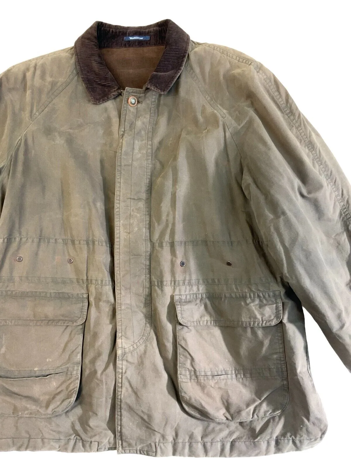 VINTAGE 1980s BURBERRYS' QUILTED JACKET SIZE XL