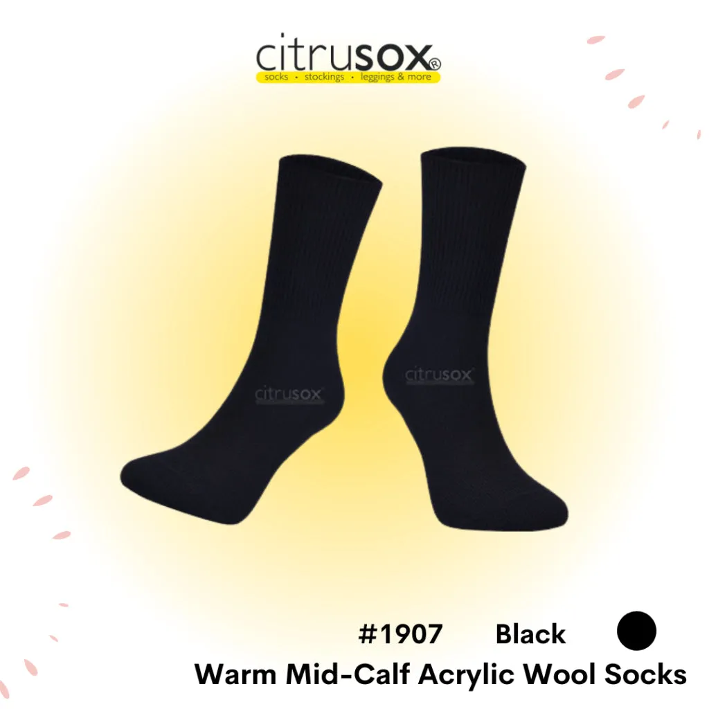 Warm Mid-Calf Acrylic Wool Socks