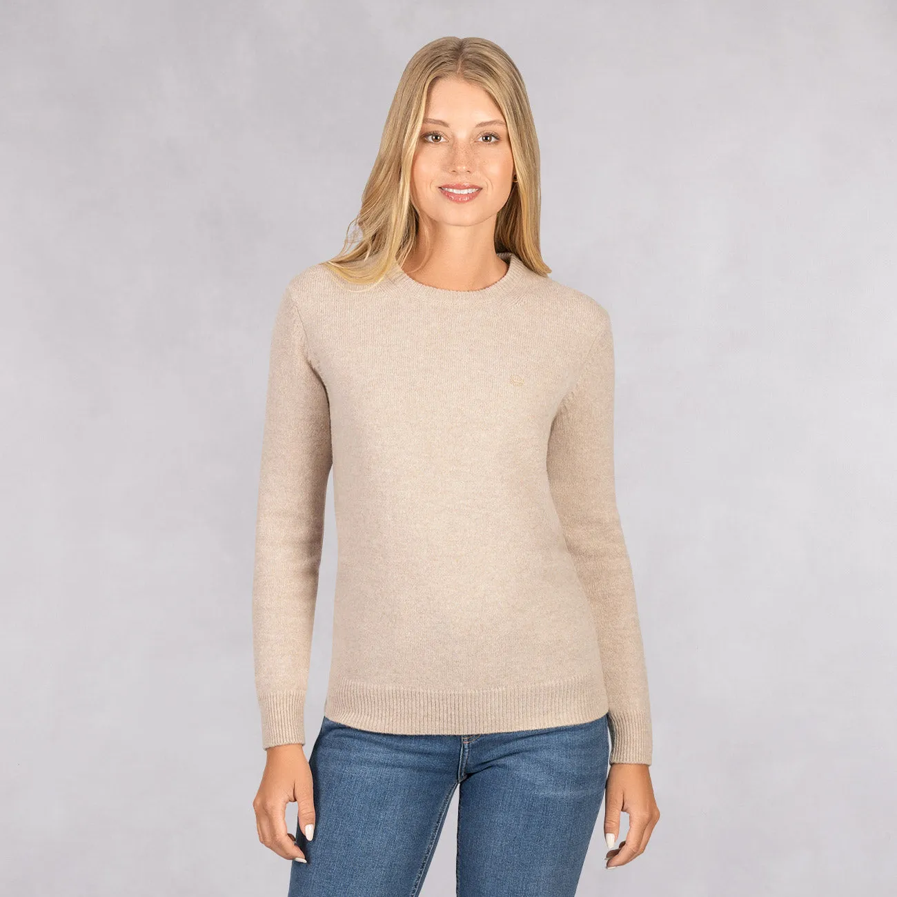 Wool Pullover Round Neck Women